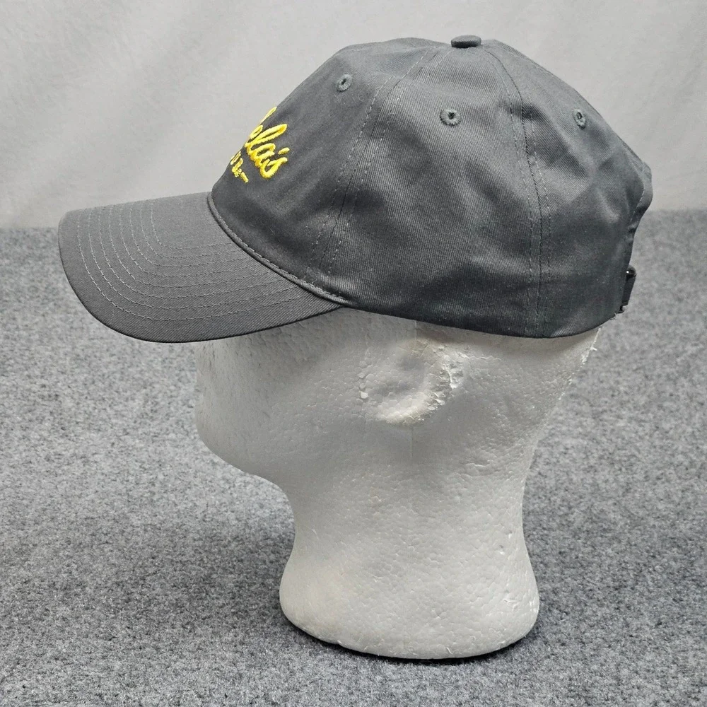 Cabelas Hat Men Gray Club Embroidered Adjustable‎ Strap Outdoors Hunting Fishing